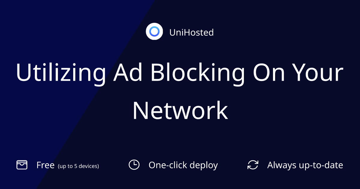 Utilizing Ad Blocking On Your Network