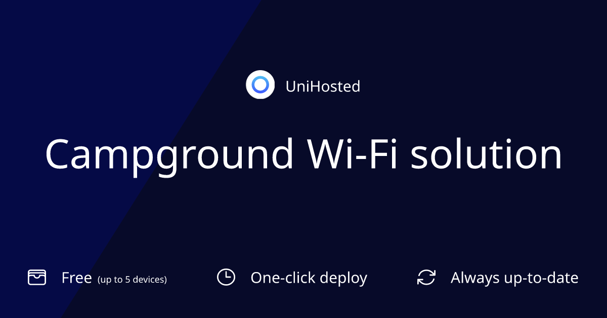 Campground Wi-Fi solution
