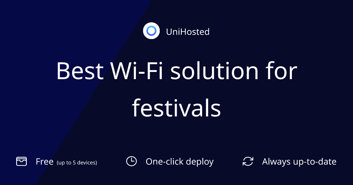 Best Wi-Fi solution for festivals