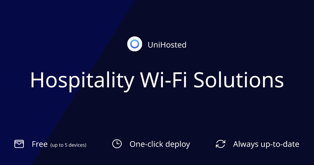 Hospitality Wi-Fi solutions
