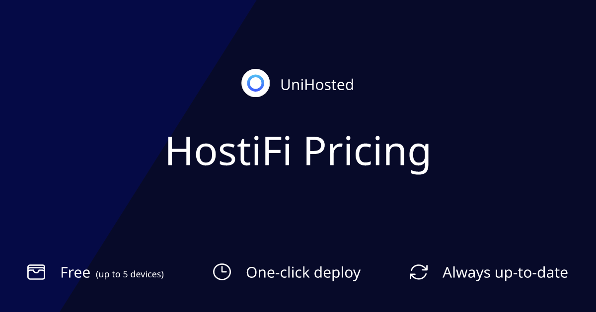 HostiFi Pricing