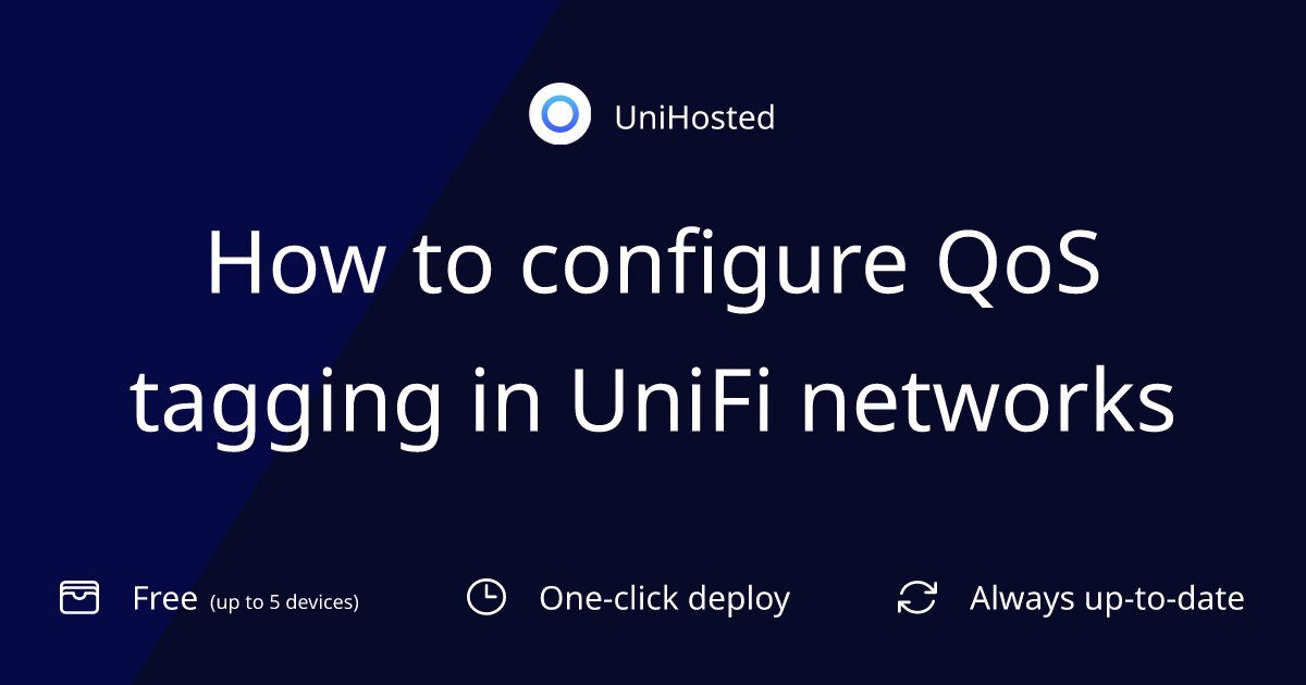 How to configure QoS tagging in UniFi networks