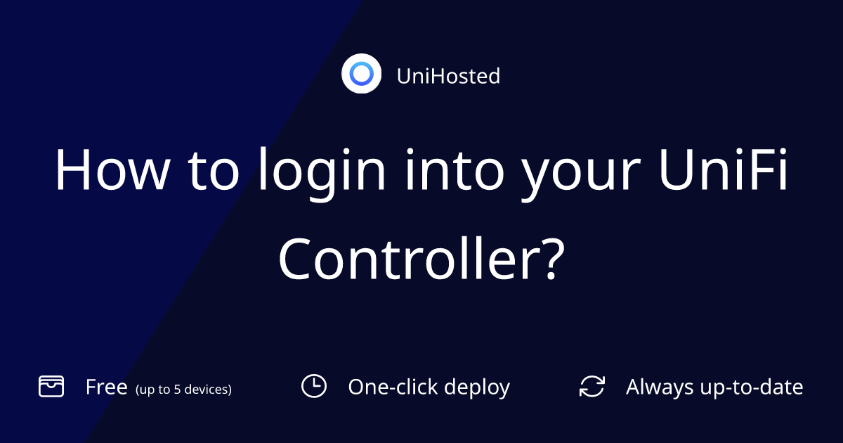How to login into your UniFi Controller?