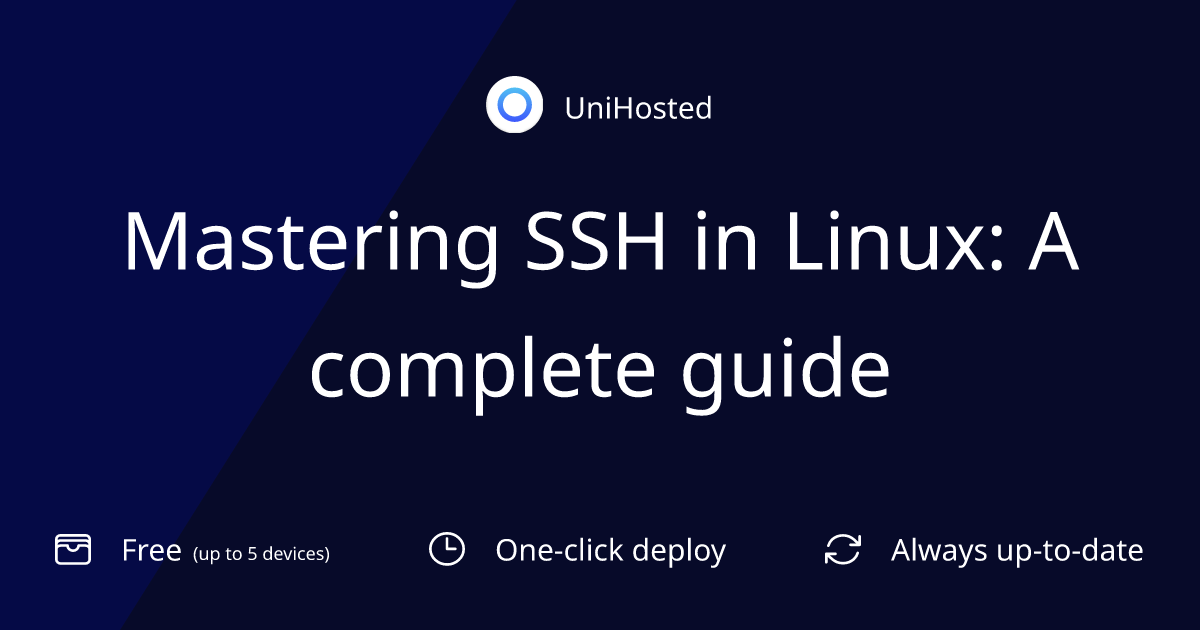 Mastering SSH in Linux: A complete guide