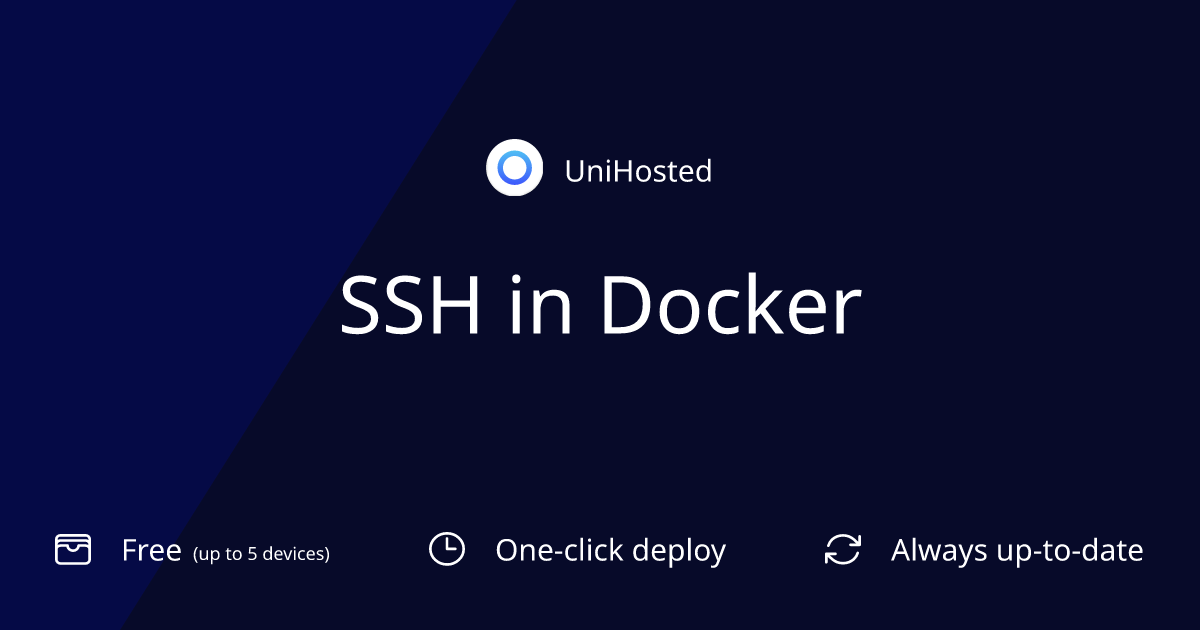 SSH in Docker