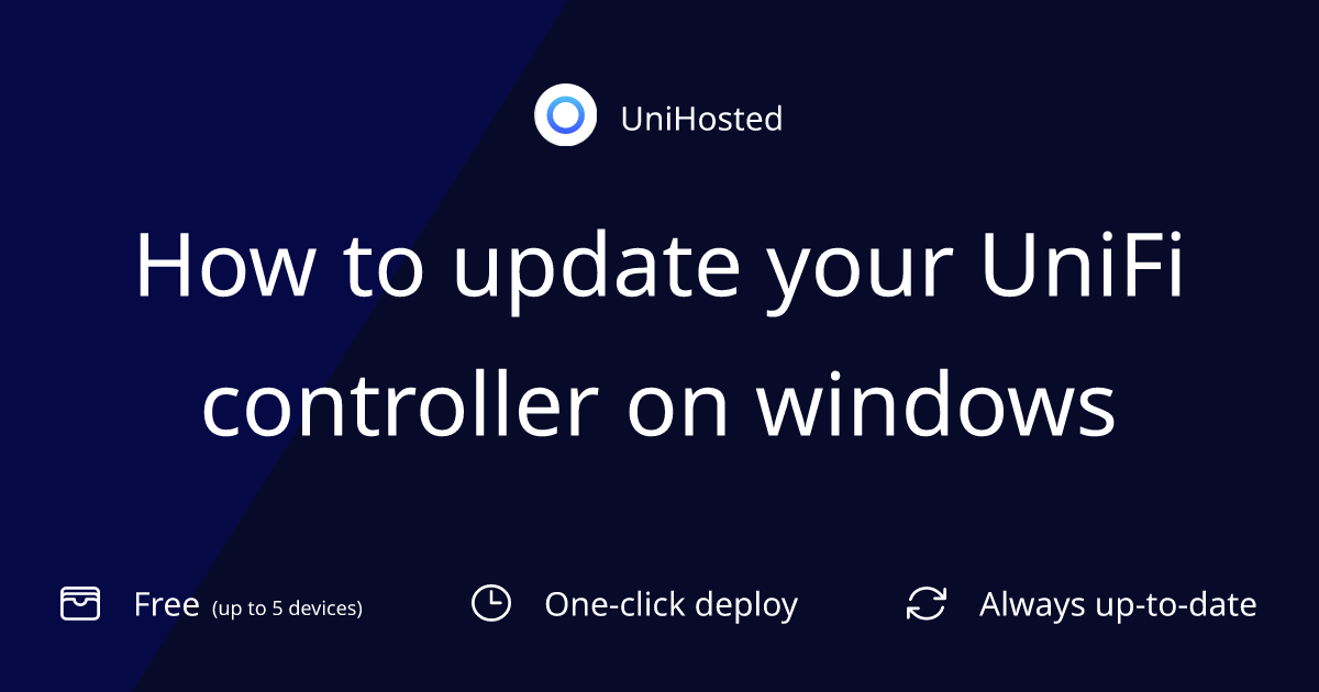 How to update your UniFi controller on windows: A step by step guide
