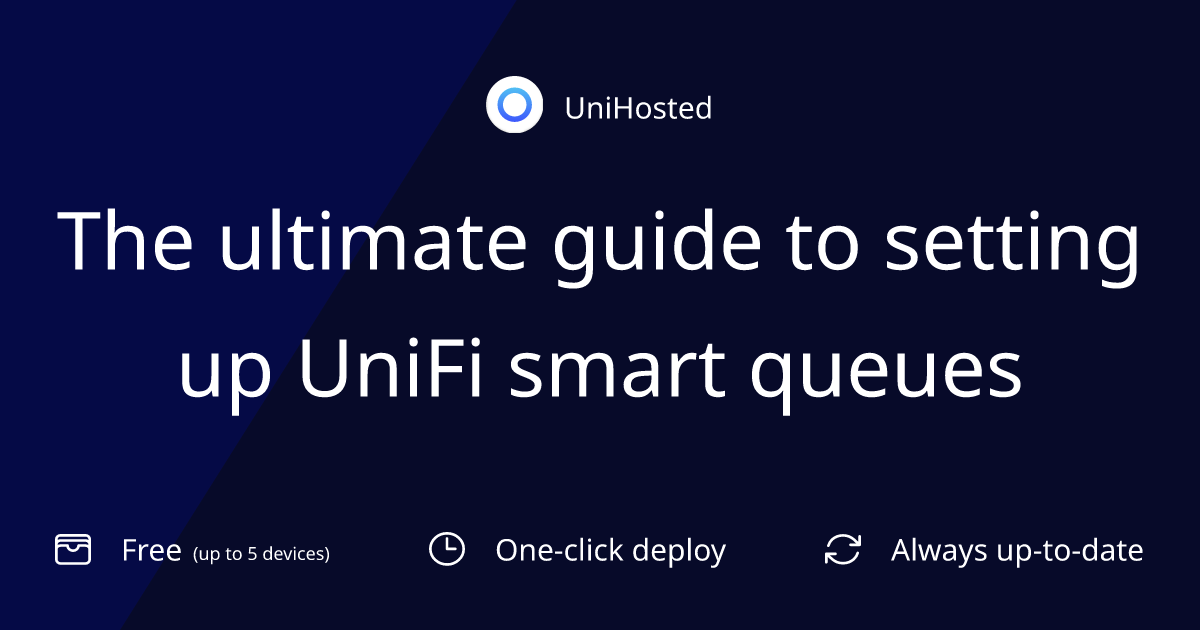 The ultimate guide to setting up UniFi smart queues
