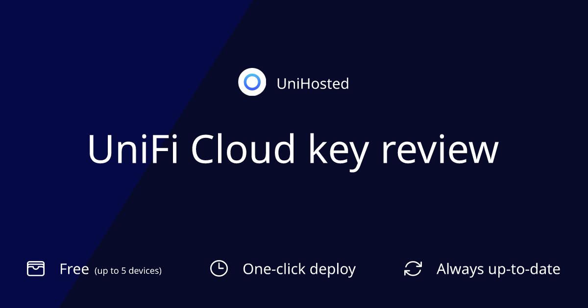 UniFi Cloud key review