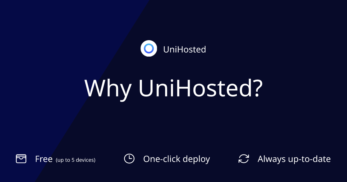 Why UniHosted?